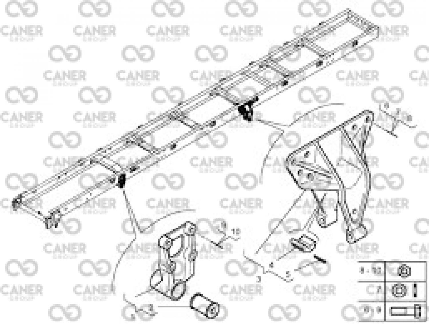 RENAULT MIDLUM ÖNÜN ARKASI KULAK-;5010316549; 7482076921; 